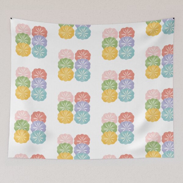 Item preview, Colorful Wagashi – Japanese Sweets Art designed and sold by BobaBunny76.