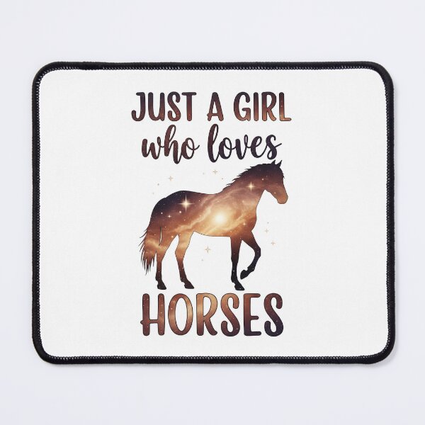 Item preview, Just a Girl Who Loves Horses Wild Freedom Sunset Ride Dreams designed and sold by SkeletonsDanger.
