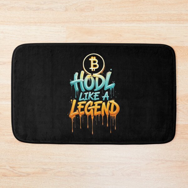 Item preview, Bitcoin Hodl Like A Legend Graffiti Design designed and sold by RadDeck.