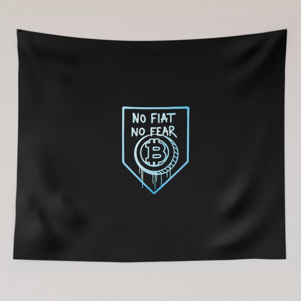 Item preview, Bitcoin No Fiat No Fear Graffiti Design designed and sold by RadDeck.