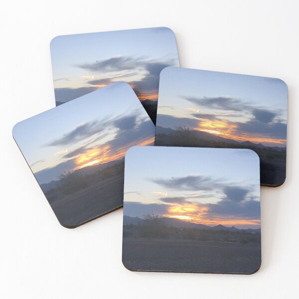 Item preview, Quartzsite Arizona at dusk designed and sold by Neka Designs Arizona.