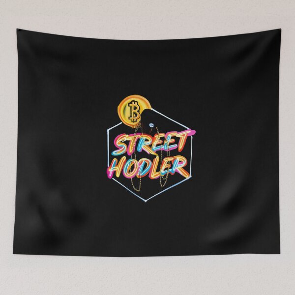 Item preview, Bitcoin Street Hodler Graffiti Design designed and sold by RadDeck.
