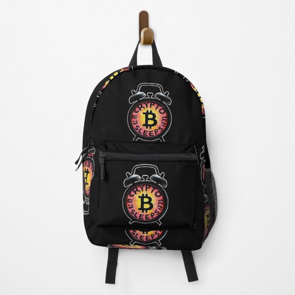 Item preview, Bitcoin Crypto Never Sleeps Graffiti Design designed and sold by RadDeck.