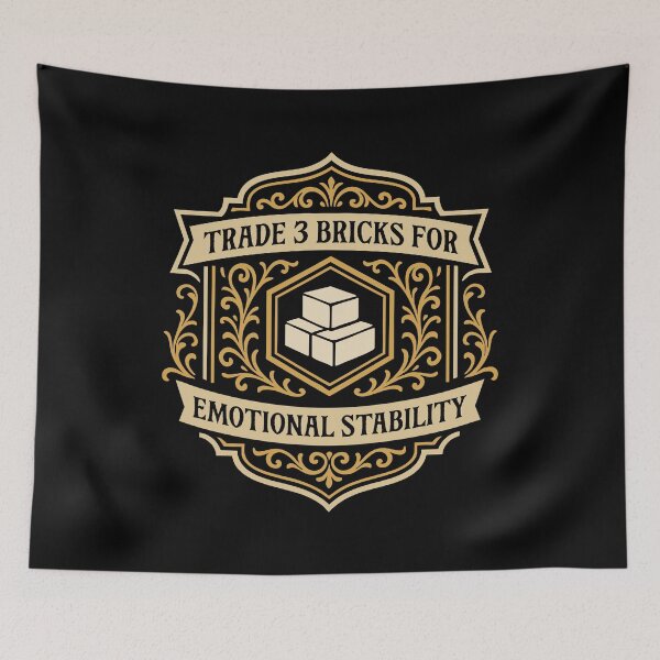 Item preview, Trade 3 Bricks for Emotional Stability Funny Board Game designed and sold by pixeptional.