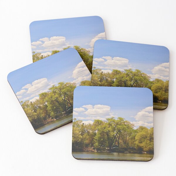Item preview, Lakeside View with Clouds and Spring Trees designed and sold by Phakade's Photos.