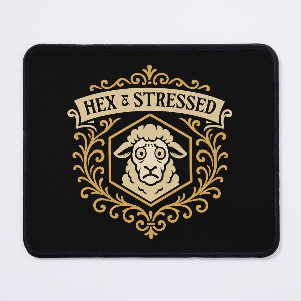 Item preview, Hex and Stressed Funny Family Game Night designed and sold by pixeptional.