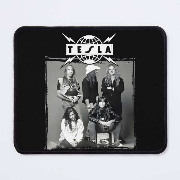 Item preview, Tesla – Vintage Black & White Band Portrait designed and sold by seidelvericse.
