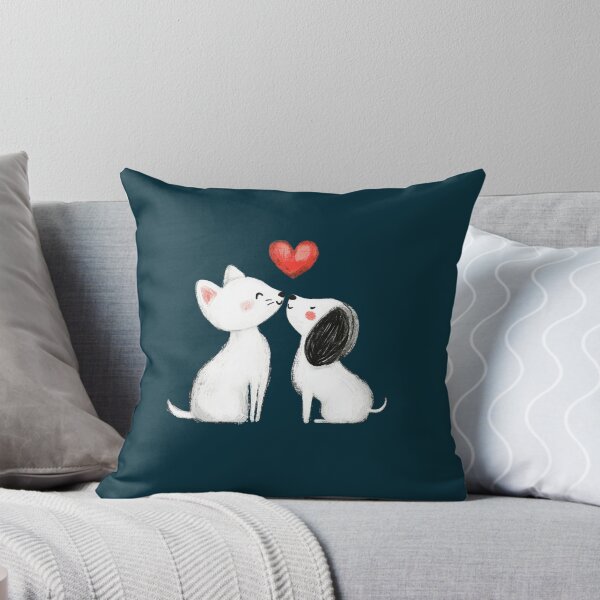 Item preview, Cat and Dog Love designed and sold by mashtransit.