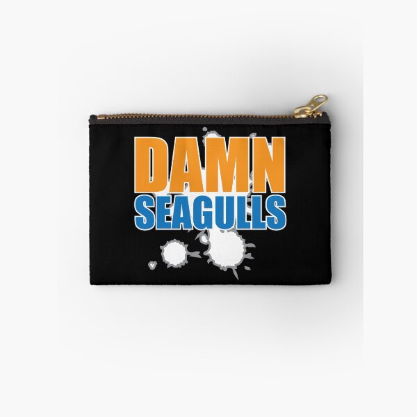 Item preview, Damn Seagulls Text With Bird Poop Splatters designed and sold by TheCrazyBear.