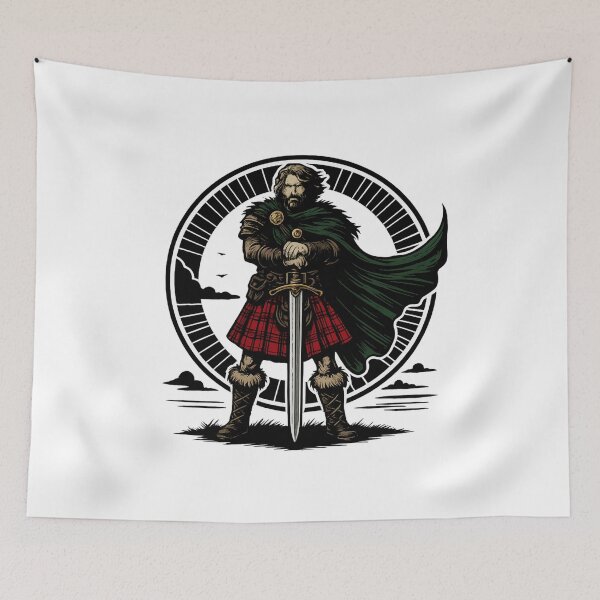 Item preview, Highland Warrior – Celtic Strength designed and sold by CelticSoulShop.