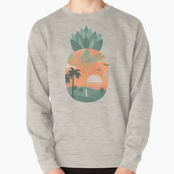 Tropical Gold Pullover Sweatshirt