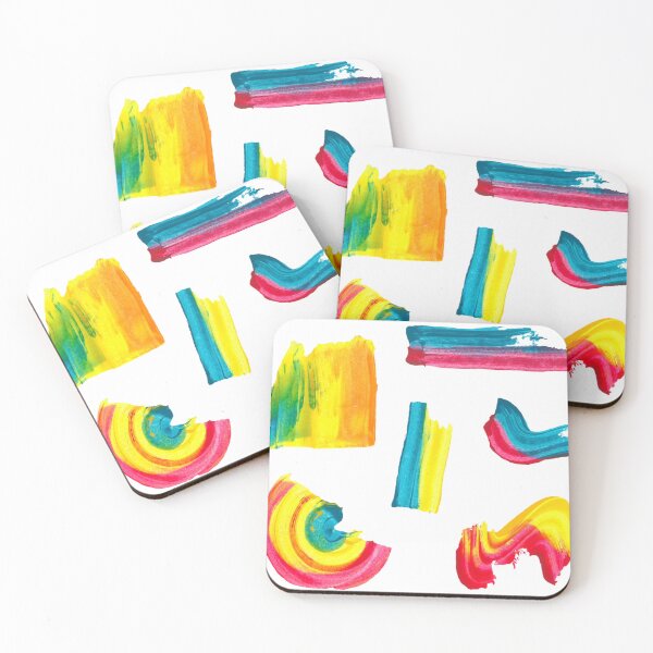 Item preview, Rainbow Paint Swipes designed and sold by toowoosh.