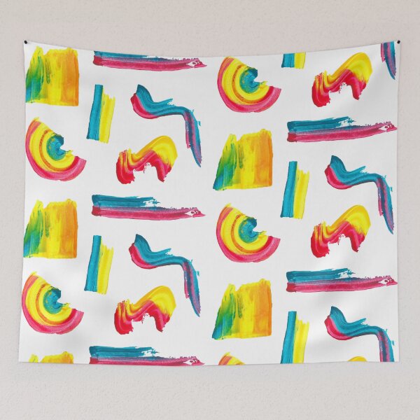 Item preview, Rainbow Paint Swipes designed and sold by toowoosh.