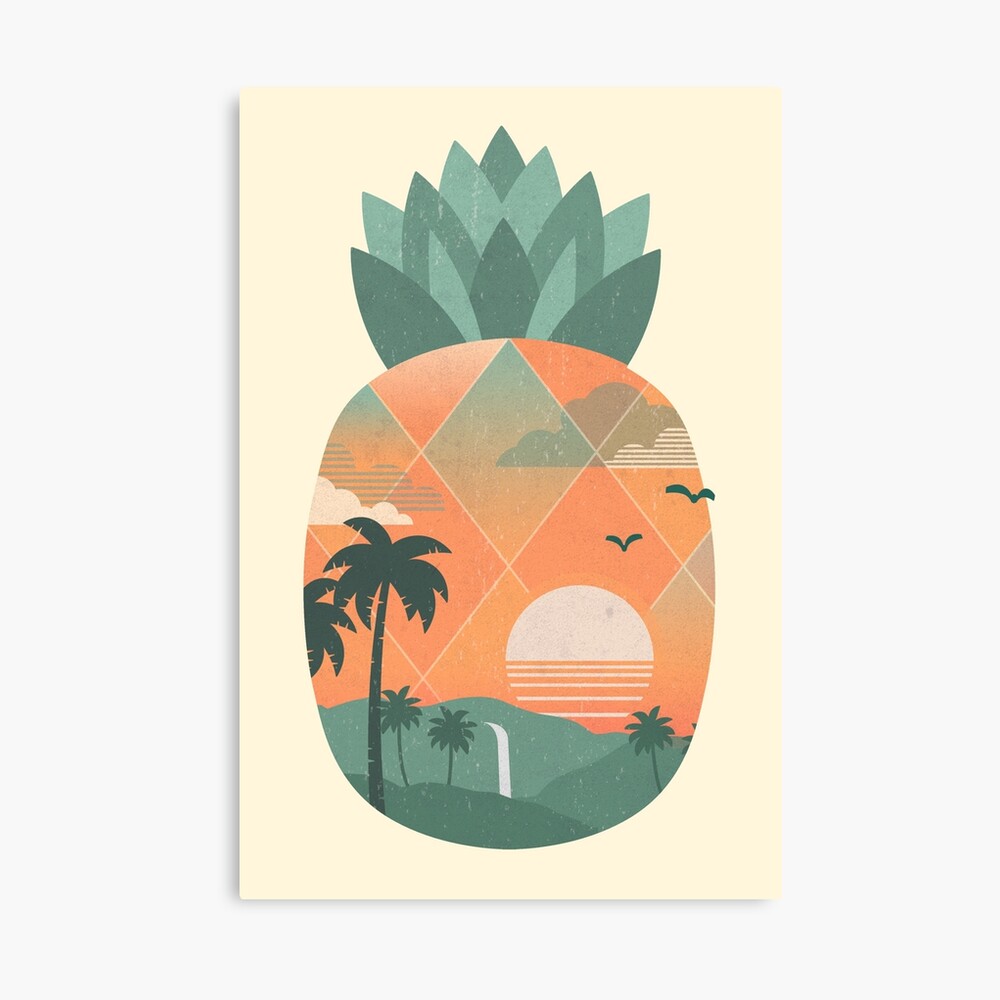 Tropical Gold Canvas Print