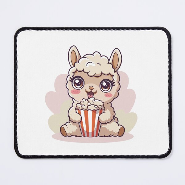 Artikelvorschau, Lama isst Popcorn entworfen und verkauft von Eternalski.