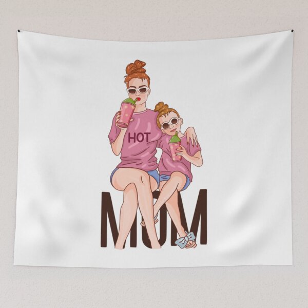 Item preview, Hot mom summer quote designed and sold by HelenSchwab.