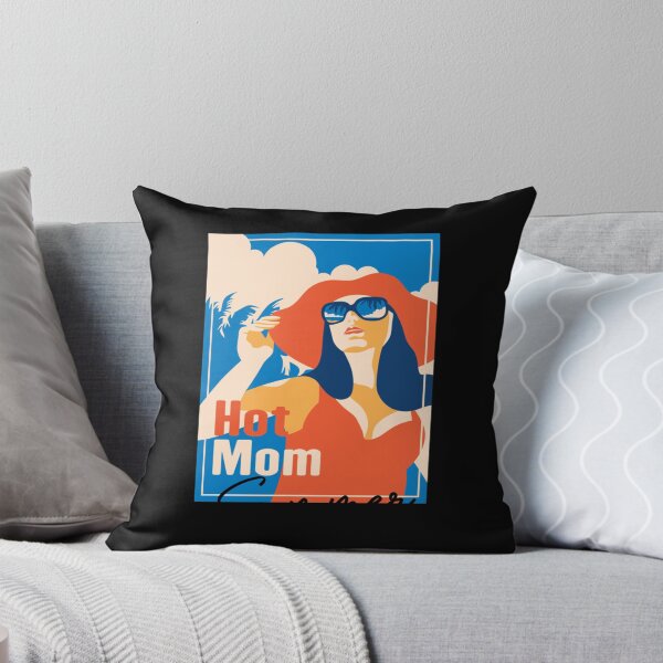 Item preview, Hot Mom Summer, funny Neon Summer Beach Designs about Mom Summer for gift designed and sold by HelenSchwab.