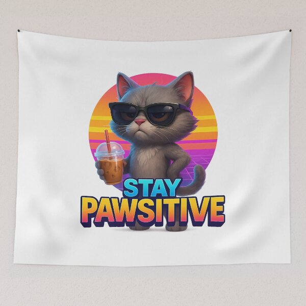 Item preview, STAY PAWSITIVE designed and sold by Canvations.