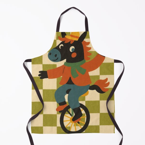 Item preview, funny horse, unicycling in the ring designed and sold by Mauswohn.