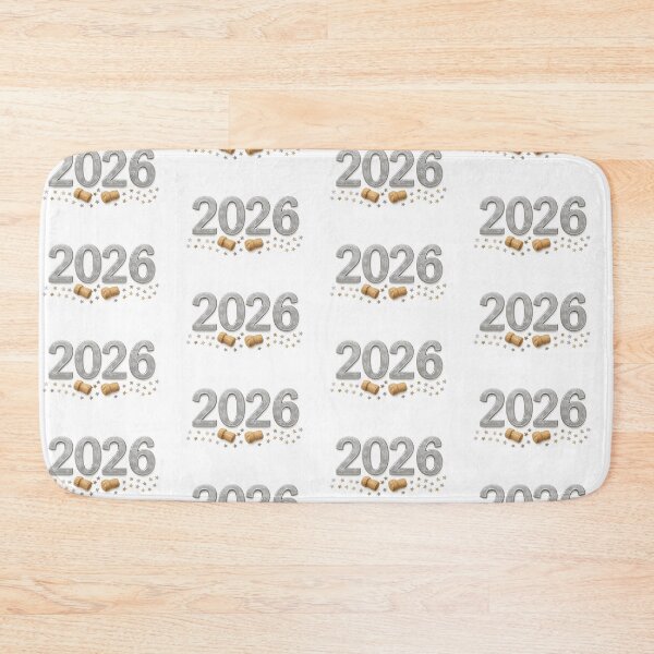 Item preview, New year 2026 design with champagne corks and stars, isolated on transparent, AI generated designed and sold by dvoevnore.