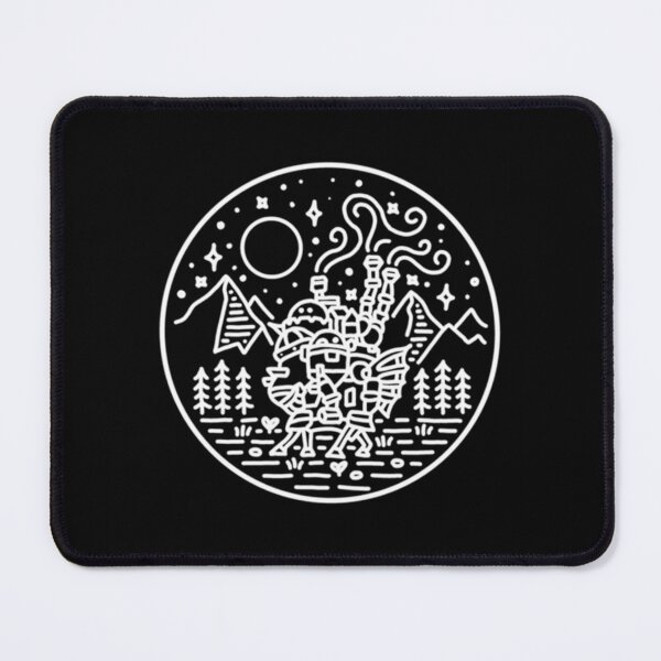 Item preview, Howl's moving castle - white outline designed and sold by HelenSchwab.
