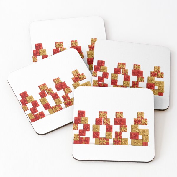 Item preview, New year 2026 concept made with stacked gift boxes, isolated on transparent background, AI generated designed and sold by dvoevnore.