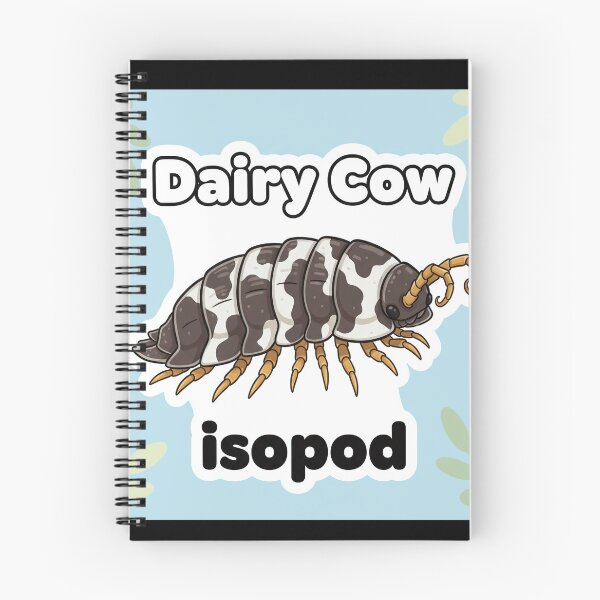 Item preview, Countryside Charm: Dairy Cow Isopod Sticker for Your Decor designed and sold by FestivityFinds.
