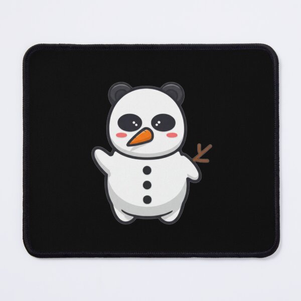 Item preview, Chibi Snowman Panda – Kawaii Cute Christmas Panda with Falling Carrot Nose Funny Holiday Art designed and sold by ColorSplash123.