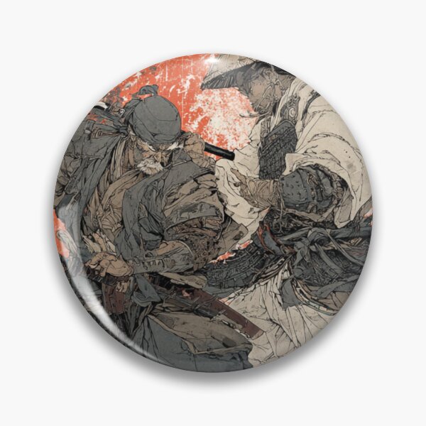 Item preview, Two Samurai Battle designed and sold by GrinGalore.