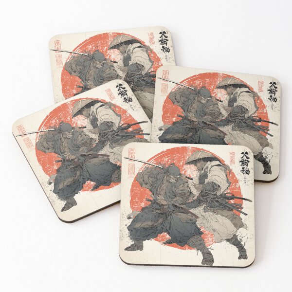 Item preview, Two Samurai Battle designed and sold by GrinGalore.