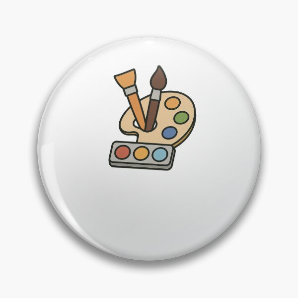 Item preview, Paint palette with brushes isolated on transparent background, back to school, AI generated designed and sold by dvoevnore.