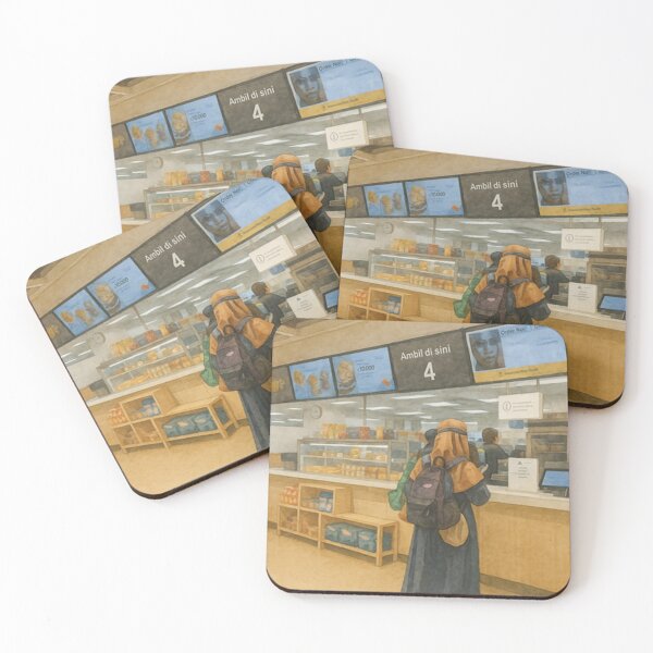 Item preview, Shopping with a Calm Girl at IKEA Watercolor Art by AVTR designed and sold by Henry Lopez.