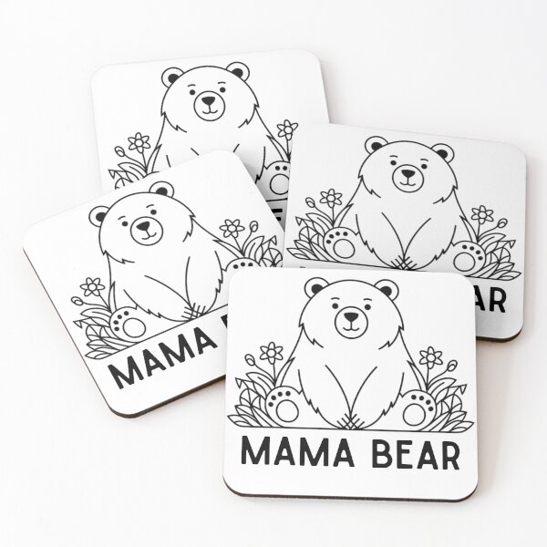 Item preview, Monochrome Mama Bear  designed and sold by Nourch.