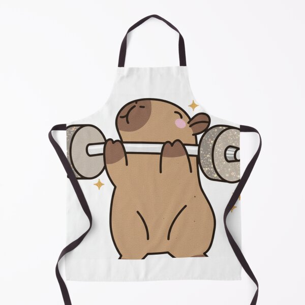 Item preview, gymrat capibara designed and sold by Mukari.