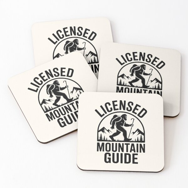 Item preview, Funny Bigfoot Mountain Guide Silhouette for Outdoor Enthusiasts designed and sold by SplashTastic.