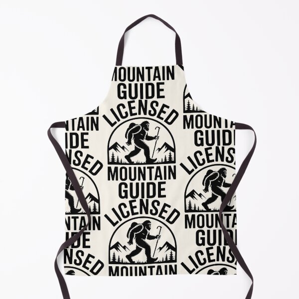 Item preview, Funny Bigfoot Mountain Guide Silhouette for Outdoor Enthusiasts designed and sold by SplashTastic.