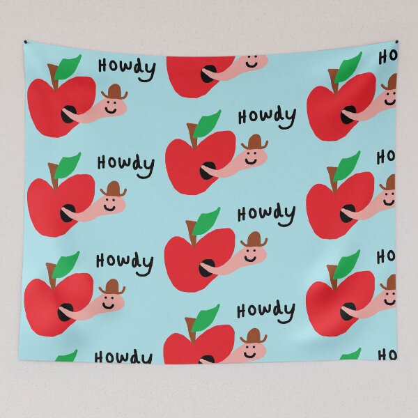 Item preview, The Cowboy Worm Emerges From The Apple designed and sold by toowoosh.