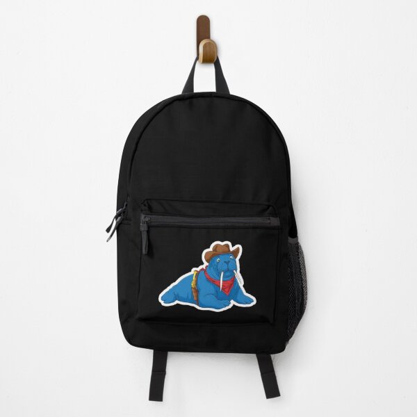 Item preview, Wild West Walrus Sticker – Cowboy Walrus with Hat and Bandana designed and sold by FestivityFinds.