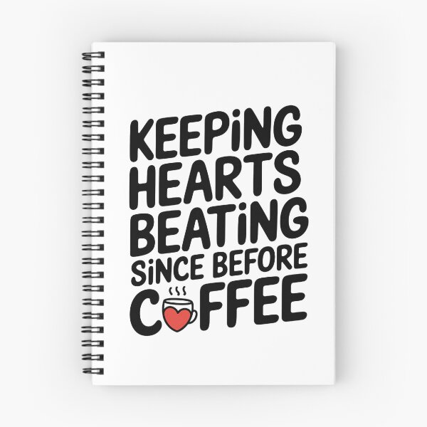 Item preview, Keeping Hearts Beating Since Before Coffee | Funny Cardiovascular Perfusionist designed and sold by CuteDesignables.