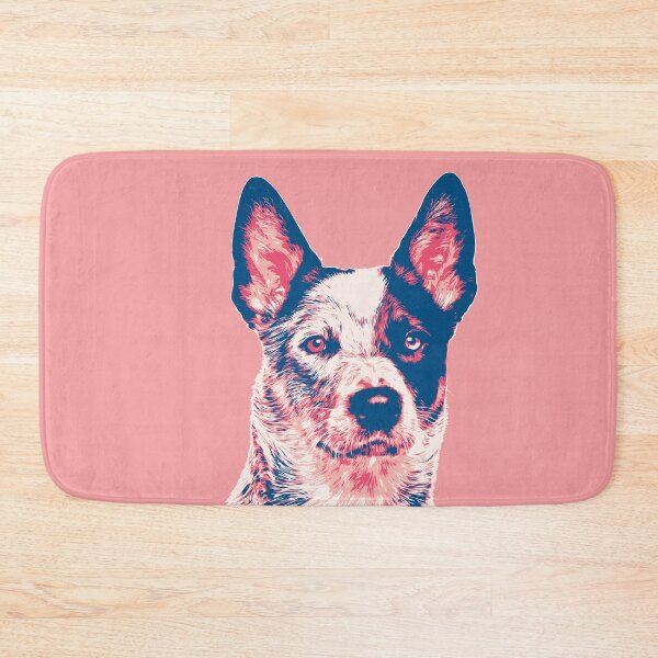 Item preview, Heeler Australian Cattle dog pink blue designed and sold by blueidesign.