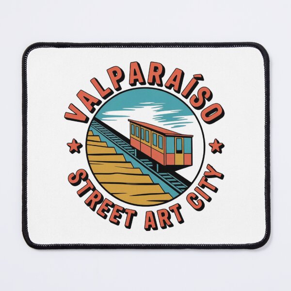 Item preview, Valparaíso Street Art Badge — Colorful Funicular & Hills, Chile designed and sold by Timeless Design.