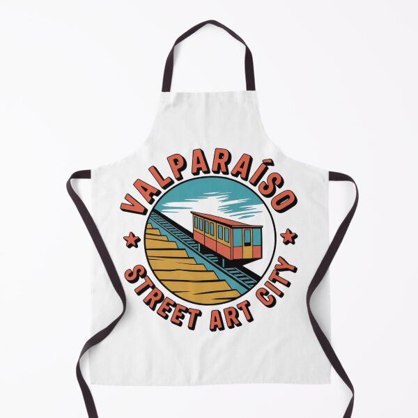 Item preview, Valparaíso Street Art Badge — Colorful Funicular & Hills, Chile designed and sold by Timeless Design.