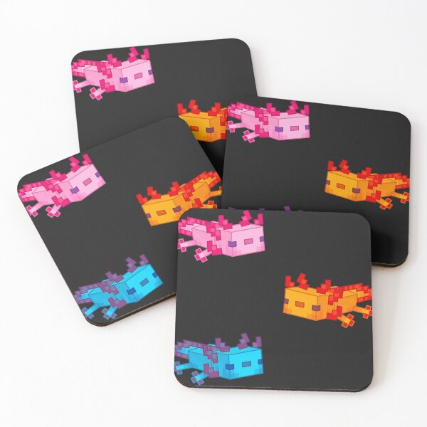 Item preview, Colorful Minecraft Axolotl Trio designed and sold by BrianWest88.