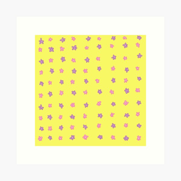 Small Flower Pattern Art Print