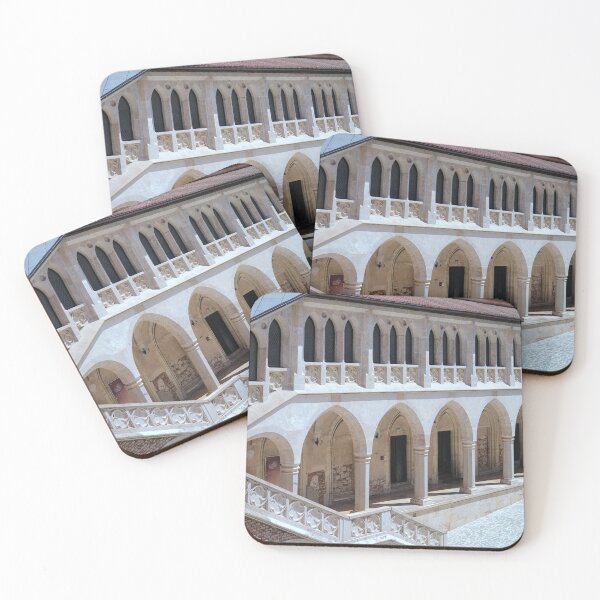 Item preview, Hunedoara Castle Architecture – Gothic Arches and Windows, Romania designed and sold by RastislavS.