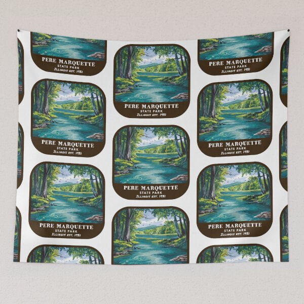 Item preview, Vintage Pere Marquette State Park (Illinois State Park) designed and sold by RabbitK.