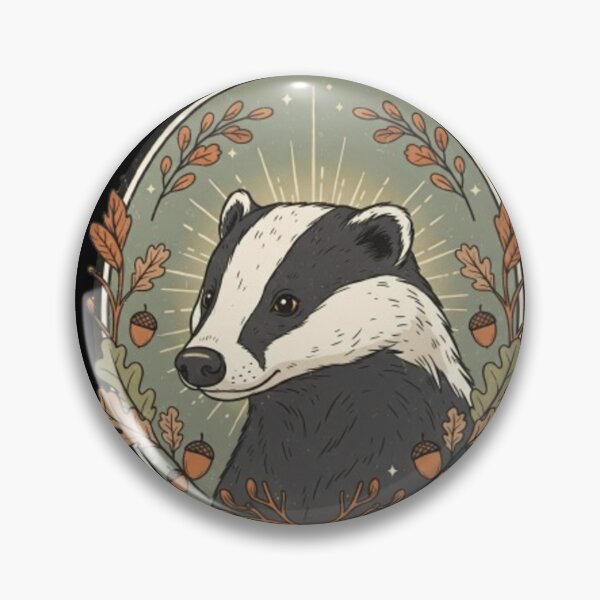 Item preview, Gentle Badger Symbol designed and sold by Mayverse.