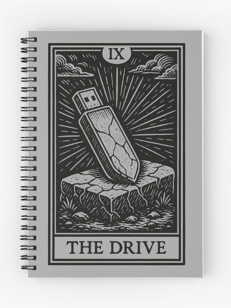 Thumbnail 1 of 3, Journal, Backup Ritual Tarot – The Drive (Dark Variant) designed and sold by PCB1981.