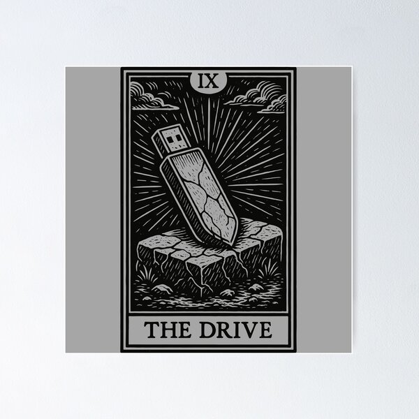 Item preview, Backup Ritual Tarot – The Drive (Dark Variant) designed and sold by BRU Design.