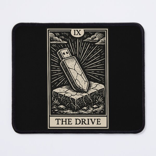 Item preview, The Drive – Datahoarder USB Tarot Card designed and sold by BRU Design.